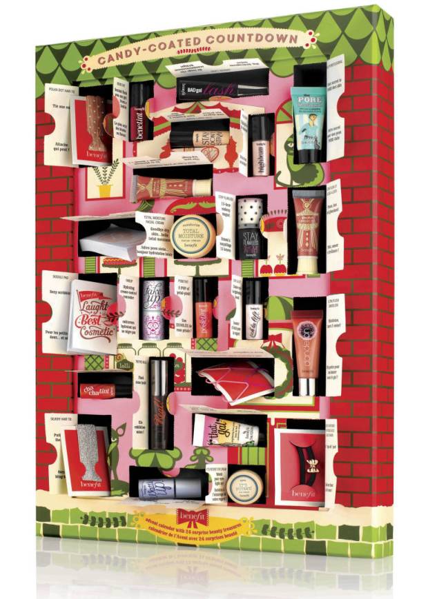 Benefit Candy-Coated Countdown Beauty Advent Calendar 2014 Debenhams Benefit Website