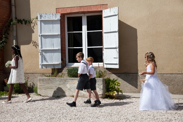 Page Boy Bridesmaids Chateau Wedding Attire Ideas
