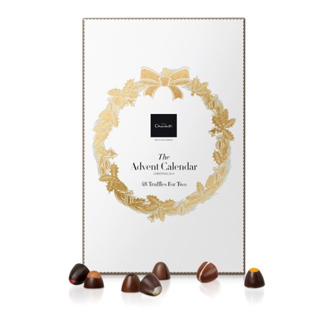 Hotel Chocolate Advent Calendar to share for couples luxury 2014