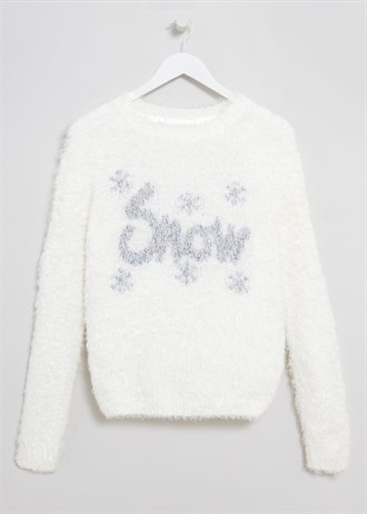 Matalan £18 - Fluffy Snow Christmas Jumper